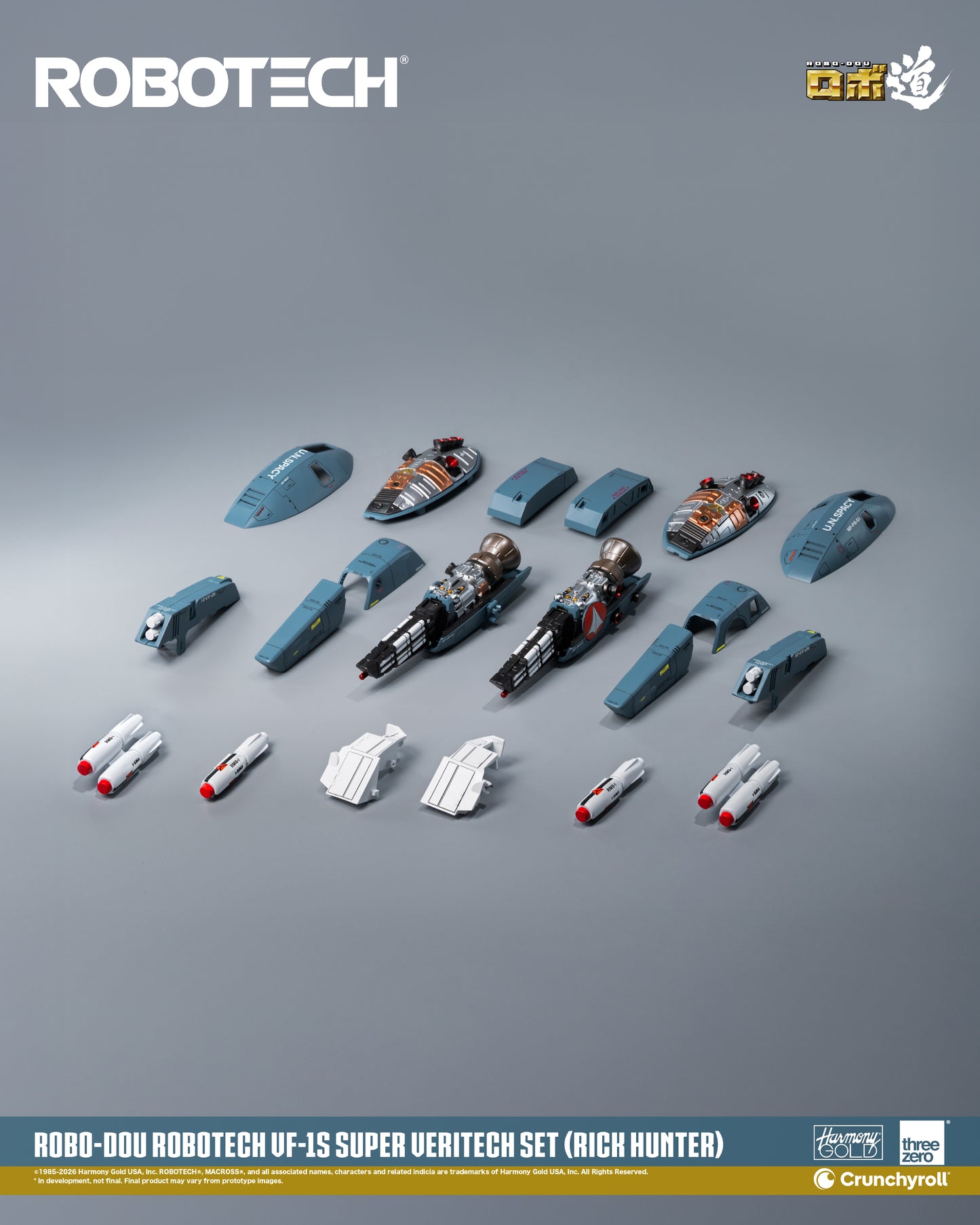 ROBO-DOU VF‐1S Veritech (Roy Fokker) Super Veritech Set "Robotech" | Threezero