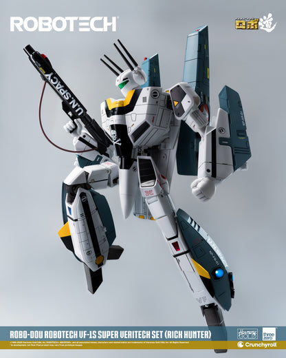 ROBO-DOU VF‐1S Veritech (Roy Fokker) Super Veritech Set "Robotech" | Threezero
