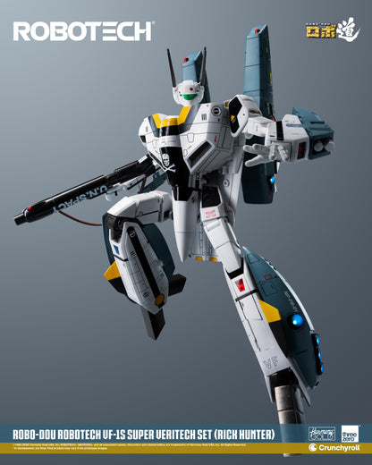 ROBO-DOU VF‐1S Veritech (Roy Fokker) Super Veritech Set "Robotech" | Threezero