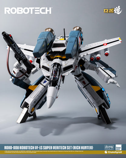 ROBO-DOU VF‐1S Veritech (Roy Fokker) Super Veritech Set "Robotech" | Threezero