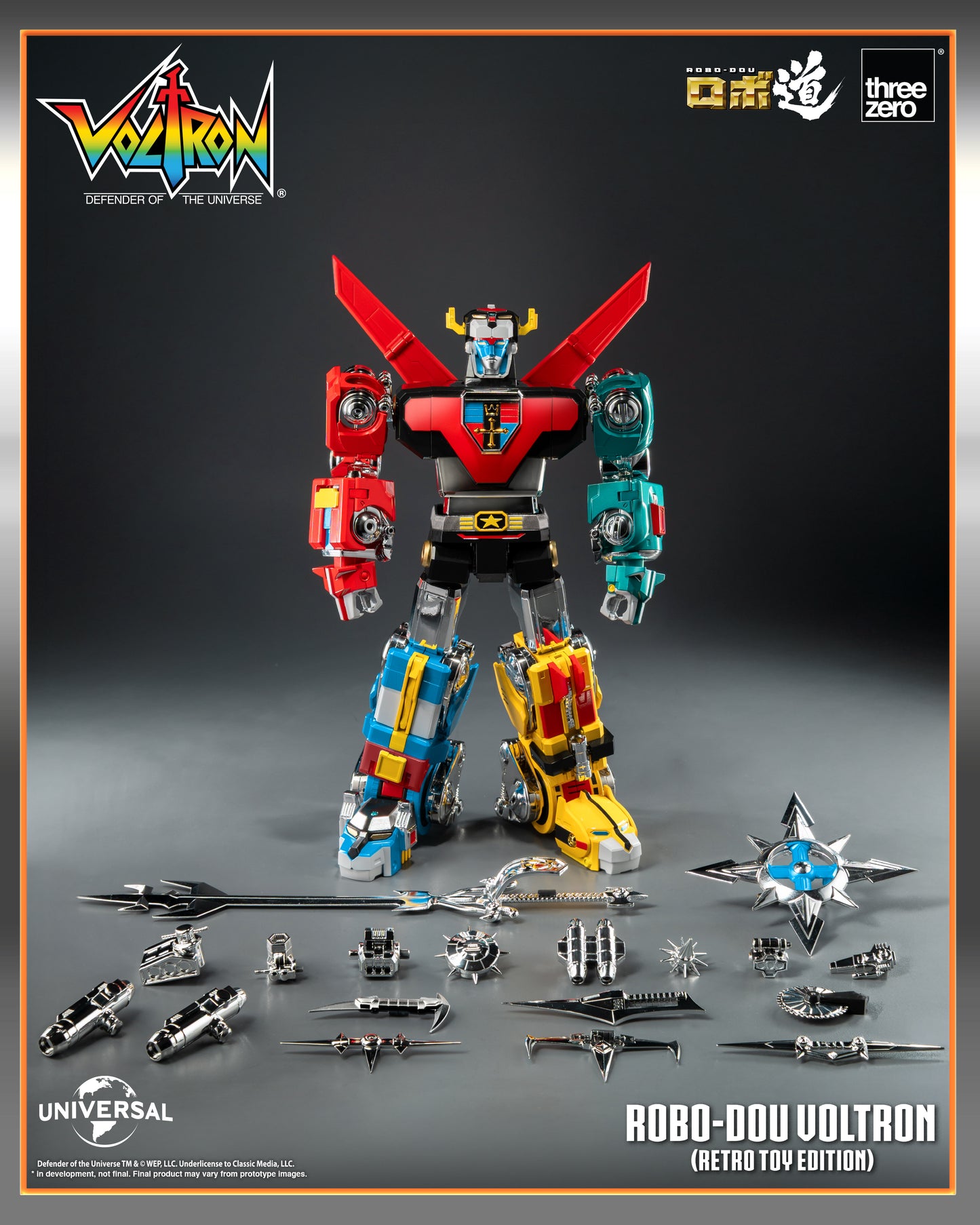 Pre Order ROBO-DOU Voltron (Retro Toy Edition)