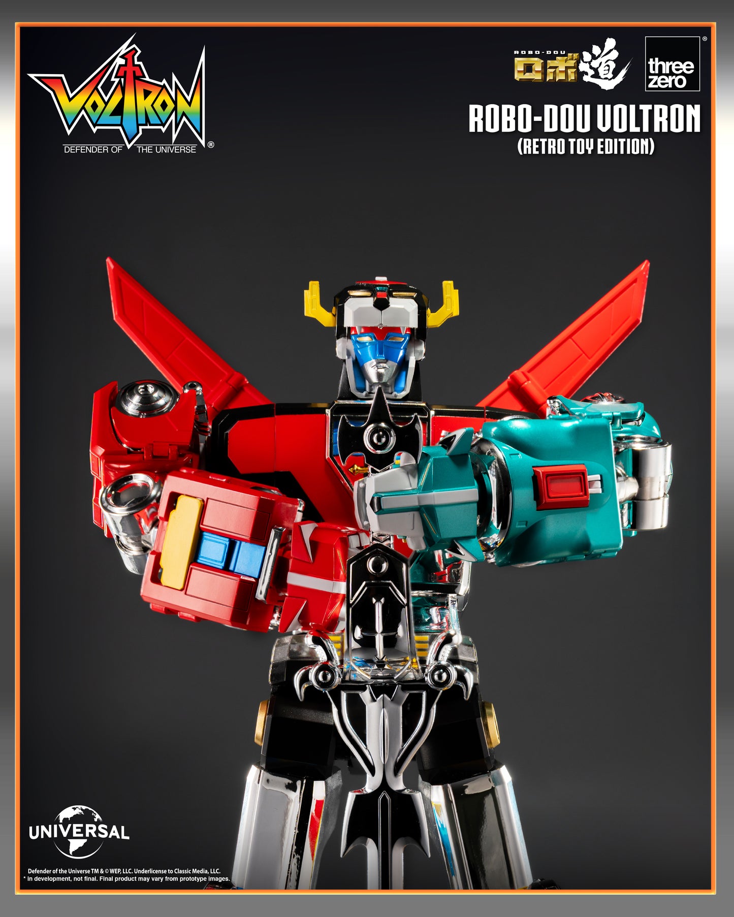 Pre Order ROBO-DOU Voltron (Retro Toy Edition)