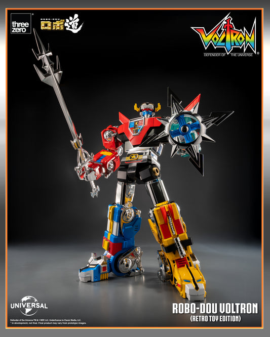 Pre Order ROBO-DOU Voltron (Retro Toy Edition)