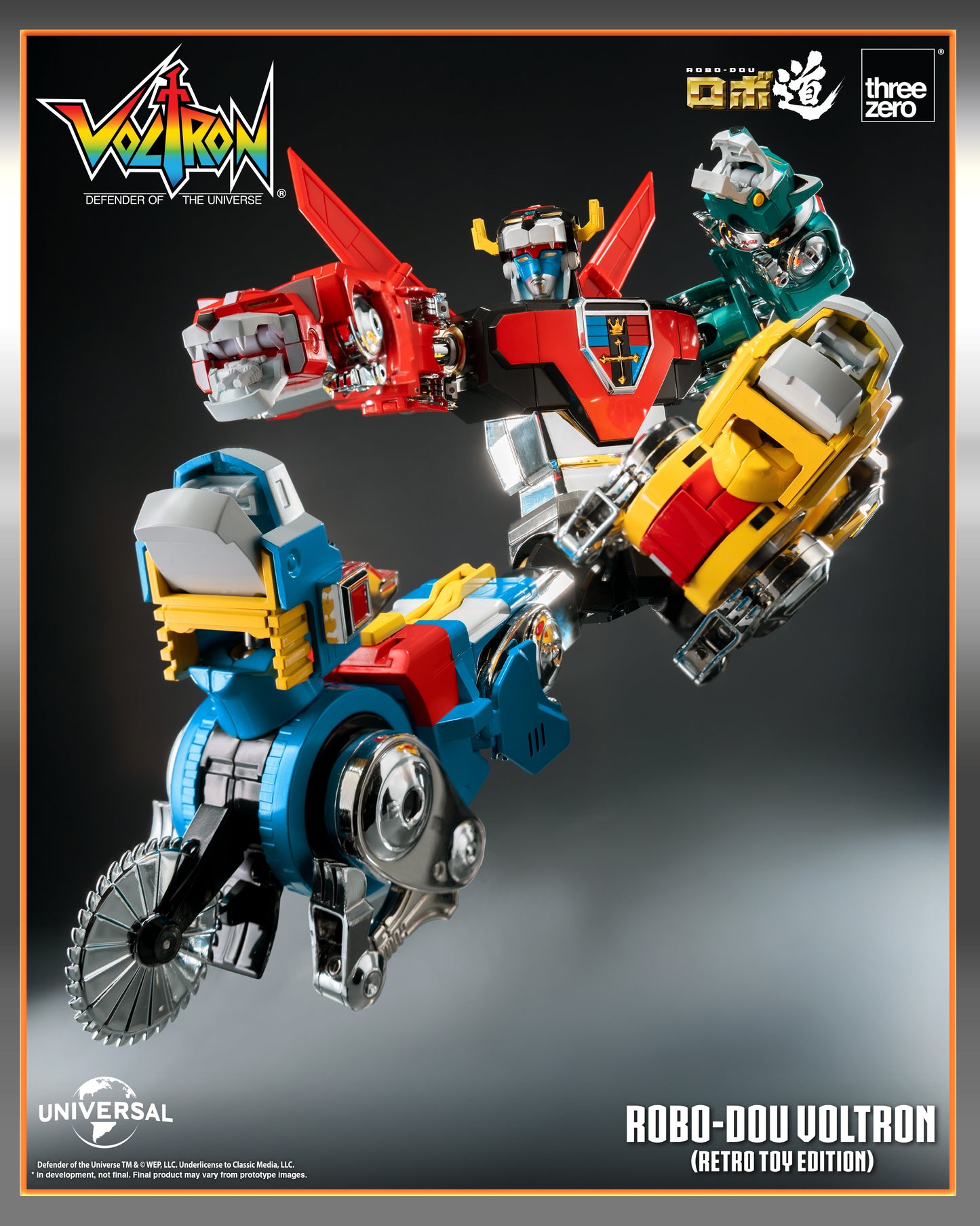 Pre Order ROBO-DOU Voltron (Retro Toy Edition)