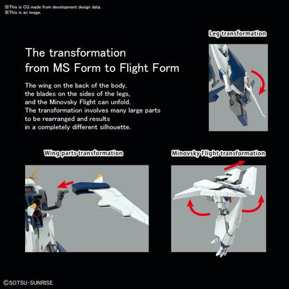 HG RX-105 Xi Gundam "Mobile Suit Gundam Hathaway's Flash" - Bandai Hobby 1/144 Scale High Grade Model Kit