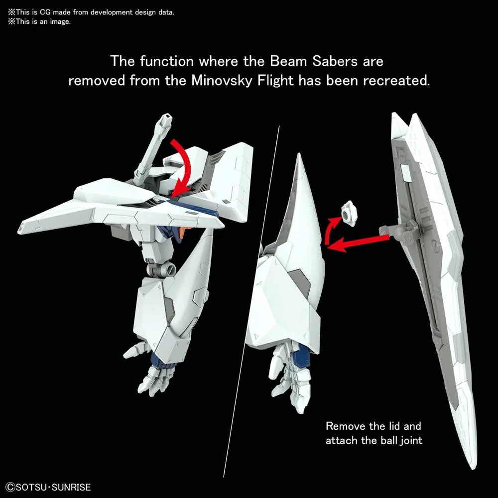 HG RX-105 Xi Gundam "Mobile Suit Gundam Hathaway's Flash" - Bandai Hobby 1/144 Scale High Grade Model Kit