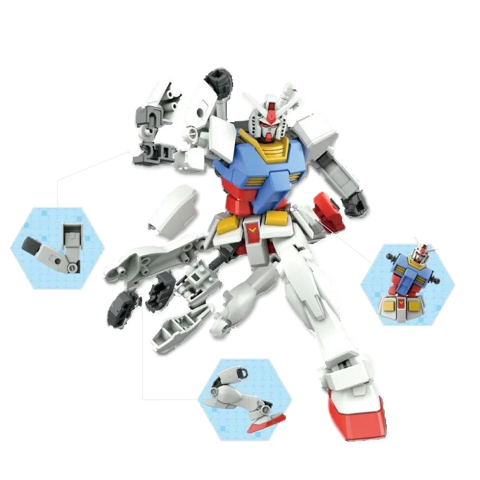EG RX-78-2 Gundam (ECOPLA) " Mobile Suit Gundam" | Bandai Hobby 1/144 Scale Entry Grade Model