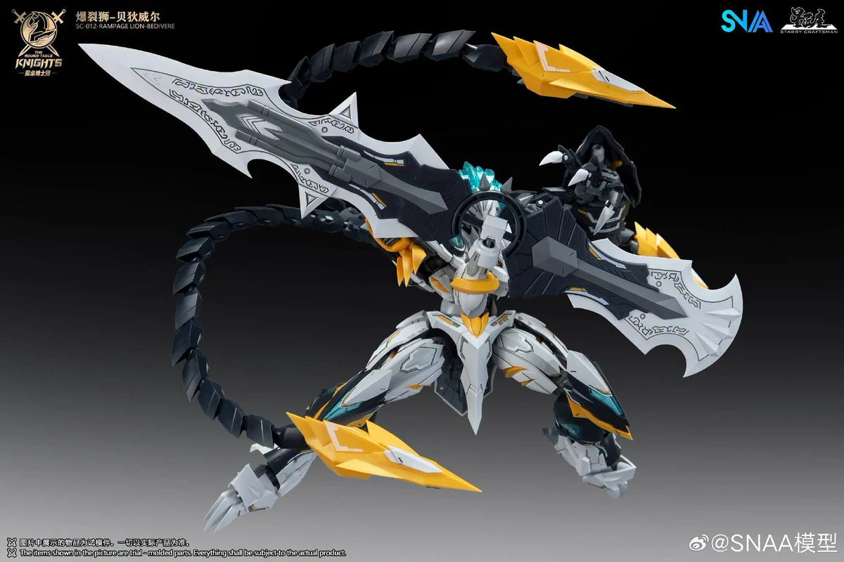 Rampage Lion Bedivere 1/144 Scale Model Kit "The Round Table Knights" | SNAA