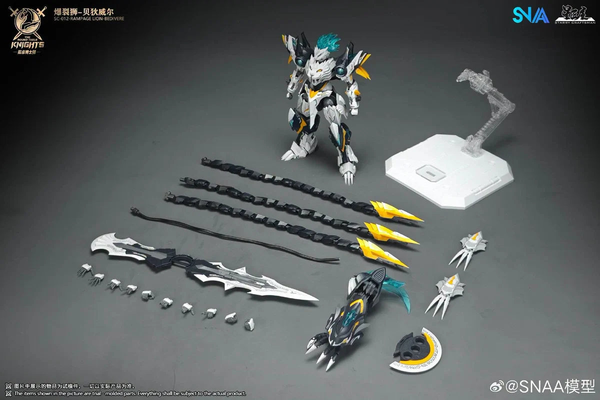 Rampage Lion Bedivere 1/144 Scale Model Kit "The Round Table Knights" | SNAA
