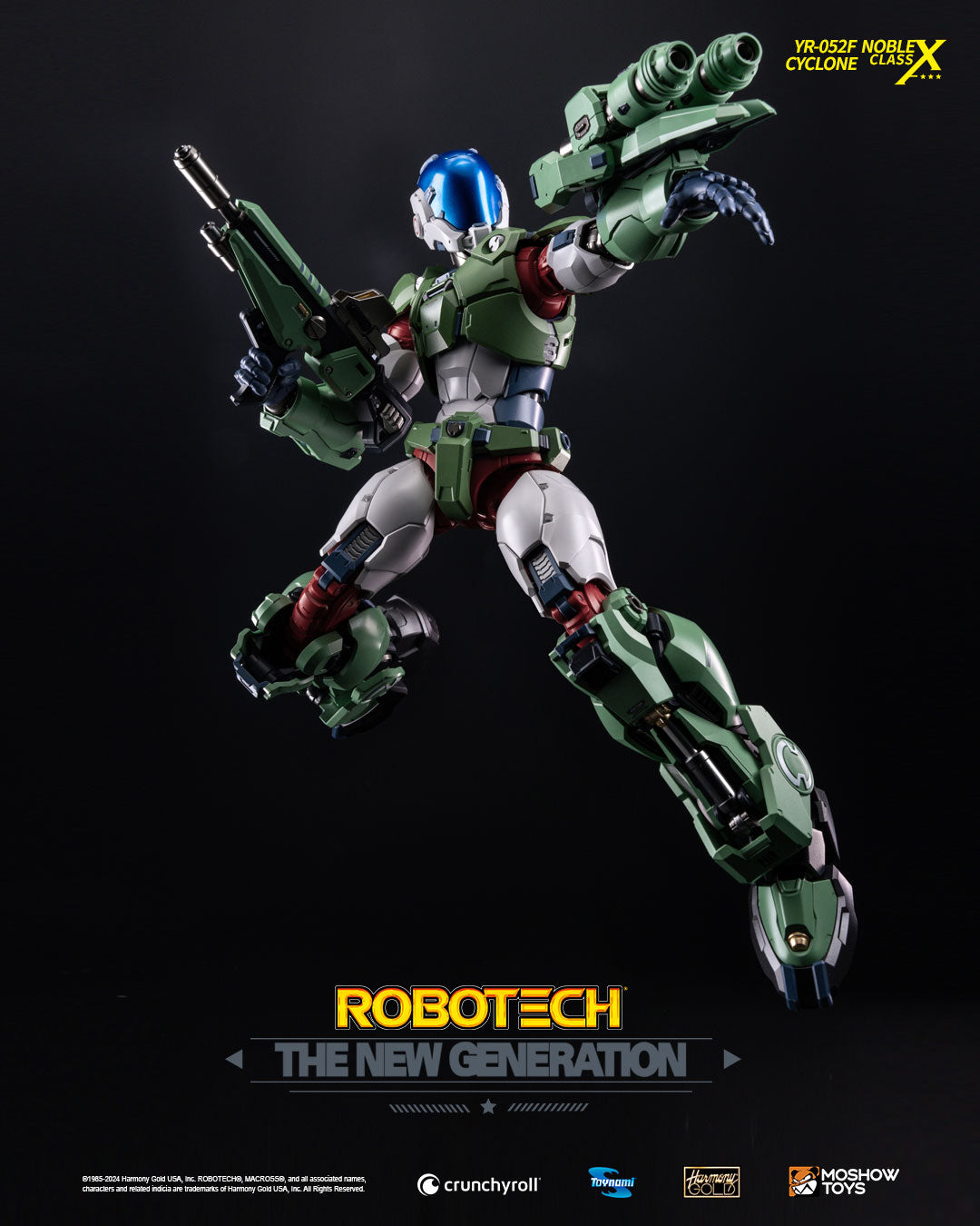 YR-052F Cyclone Noble Class X (Reissue) "Robotech: The New Generation" | Moshow Toys