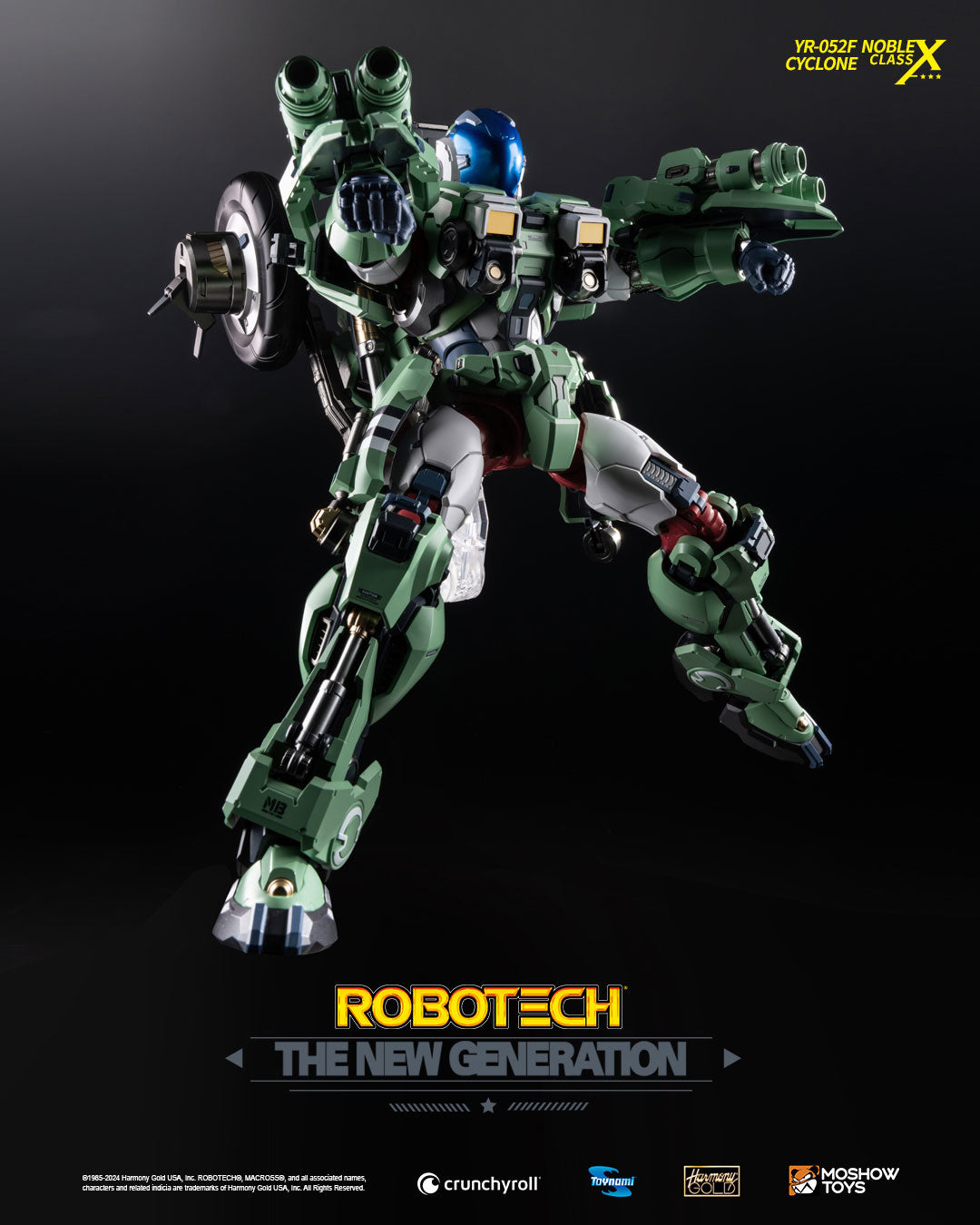 YR-052F Cyclone Noble Class X (Reissue) "Robotech: The New Generation" | Moshow Toys
