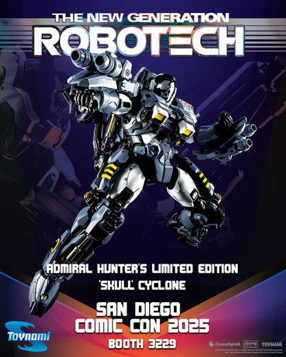 Admiral Hunter’s Exclusive VR-052F Cyclone Noble Class X Robotech The New Generation Cyclone Motorcycle by Moshow exclusive