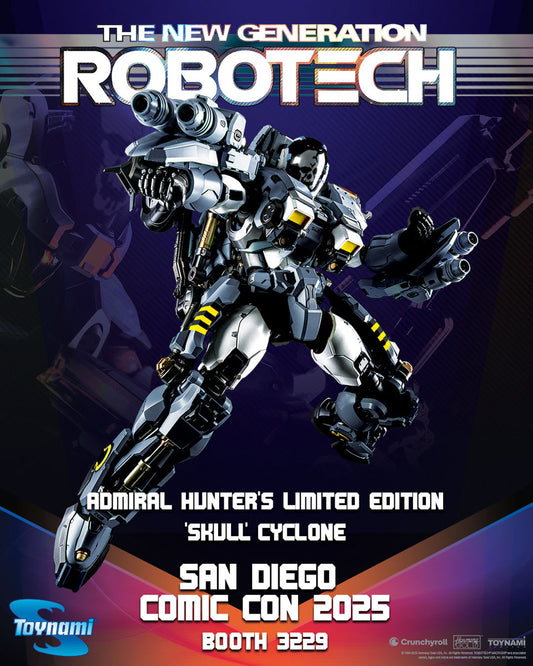 Admiral Hunter’s Exclusive VR-052F Cyclone Noble Class X Robotech The New Generation Cyclone Motorcycle by Moshow exclusive