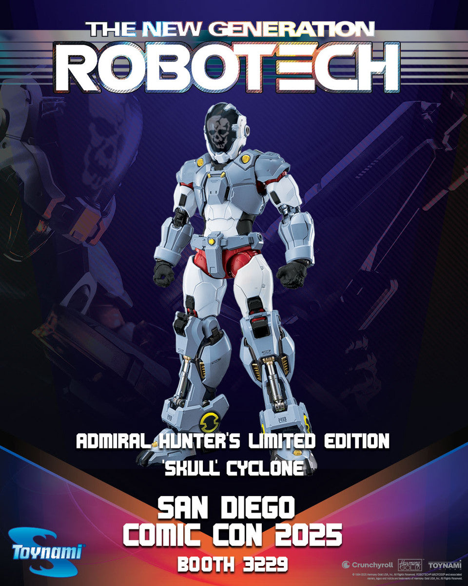 Admiral Hunter’s Exclusive VR-052F Cyclone Noble Class X Robotech The New Generation Cyclone Motorcycle by Moshow exclusive
