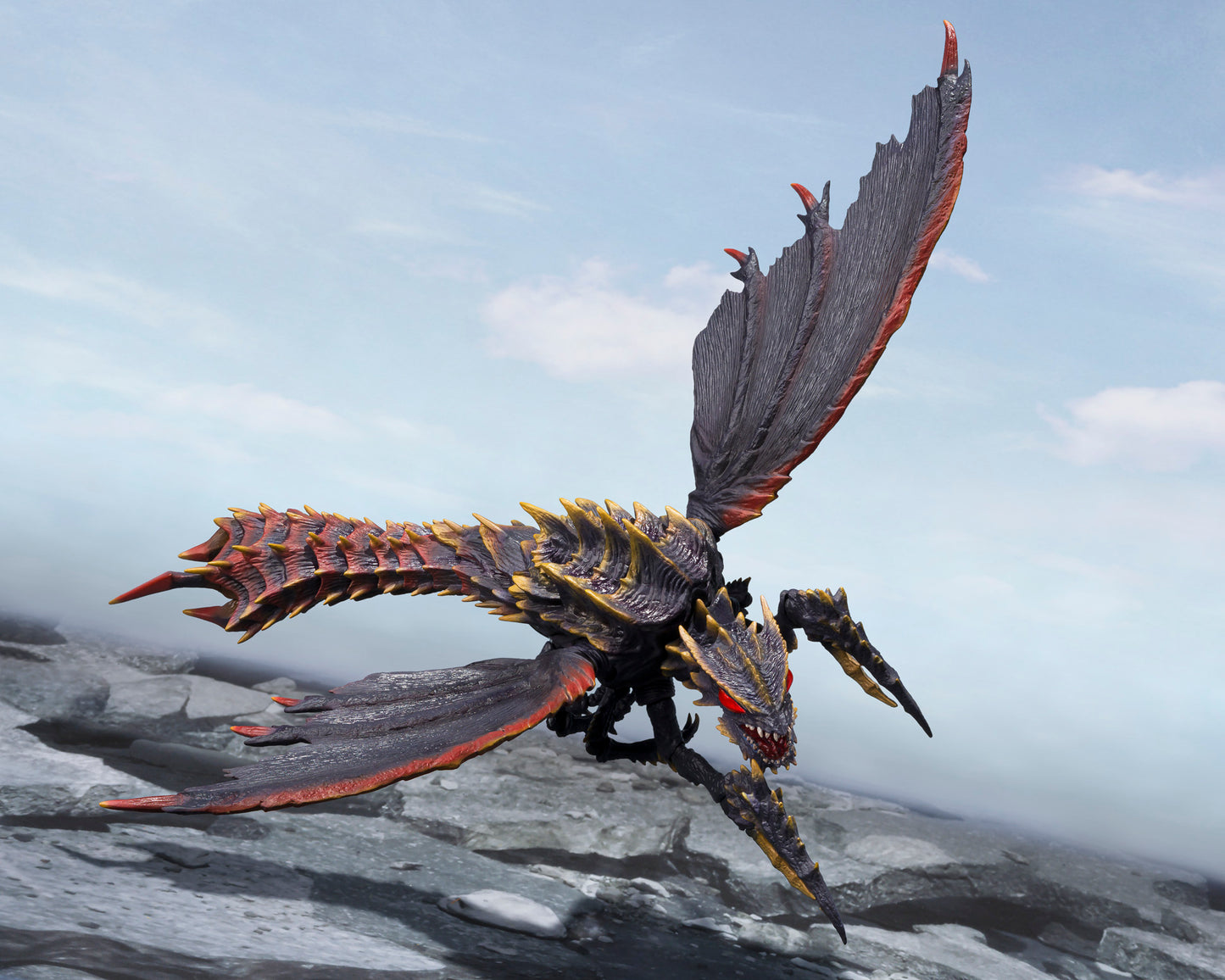 Pre Order S.H.MonsterArts Megaguirus Evolution Set "Godzilla" | Bandai Tamashii Nations