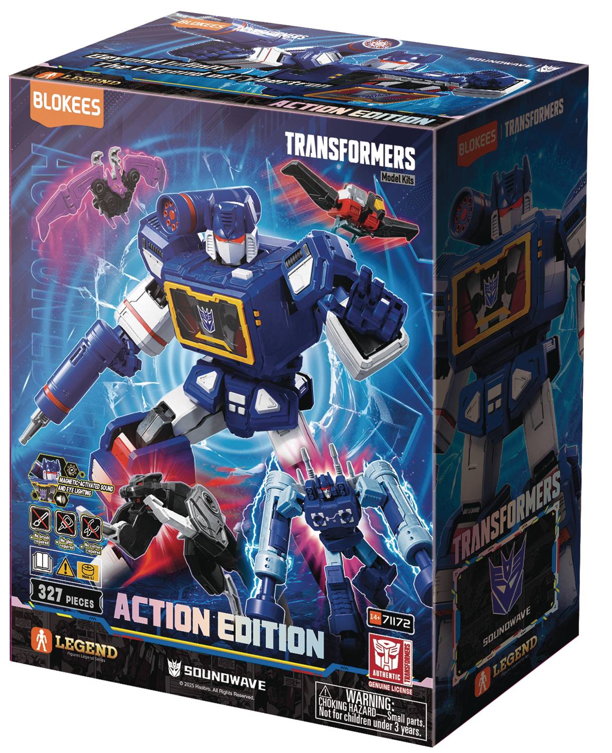 Pre Order Transformers Action Edition 03 Soundwave (G1) Blokees Model Kit