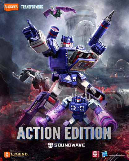 Pre Order Transformers Action Edition 03 Soundwave (G1) Blokees Model Kit