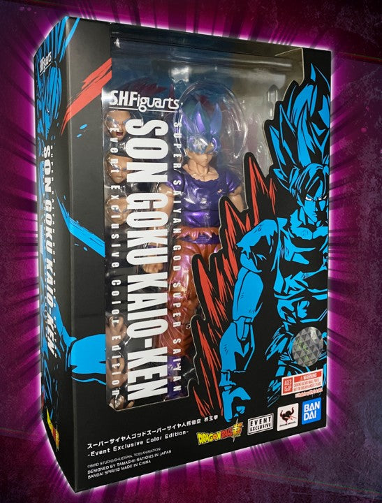 Super Saiyan God Super Saiyan Son Goku Kaio-Ken Event Exclusive Color Edition "Dragon Ball Super" - Tamashii Nations S.H.Figuarts