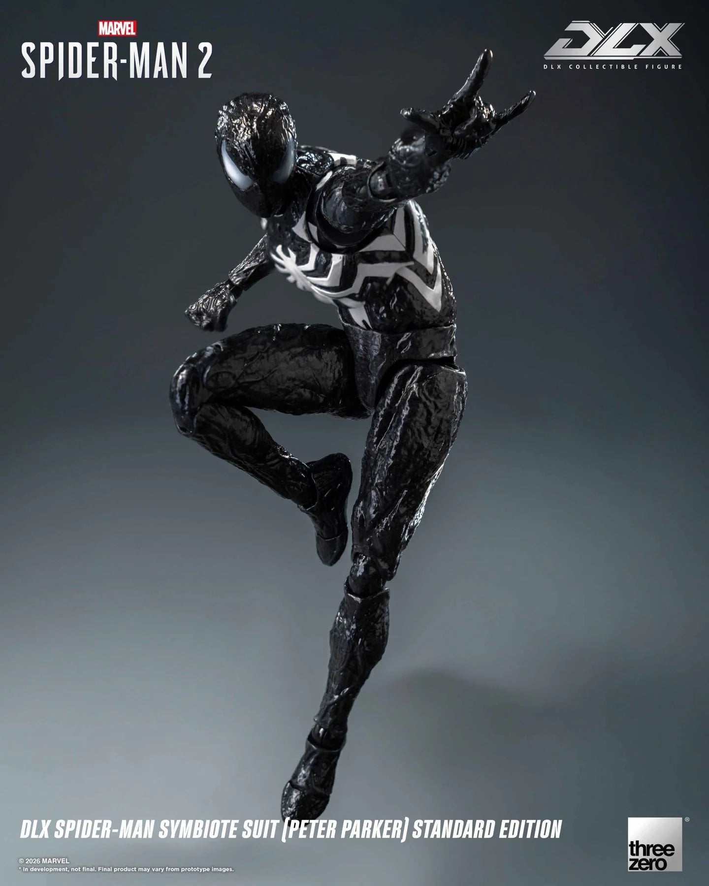 DLX Spider-Man Symbiote Suit (Peter Parker) Standard Edition "Marvel's Spider-Man 2" | Threezero