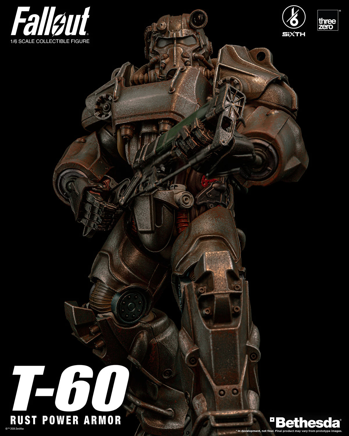 Threezero T-60 Rust Power Armor 1/6 "Fallout" | Threezero 1/6 Scale
