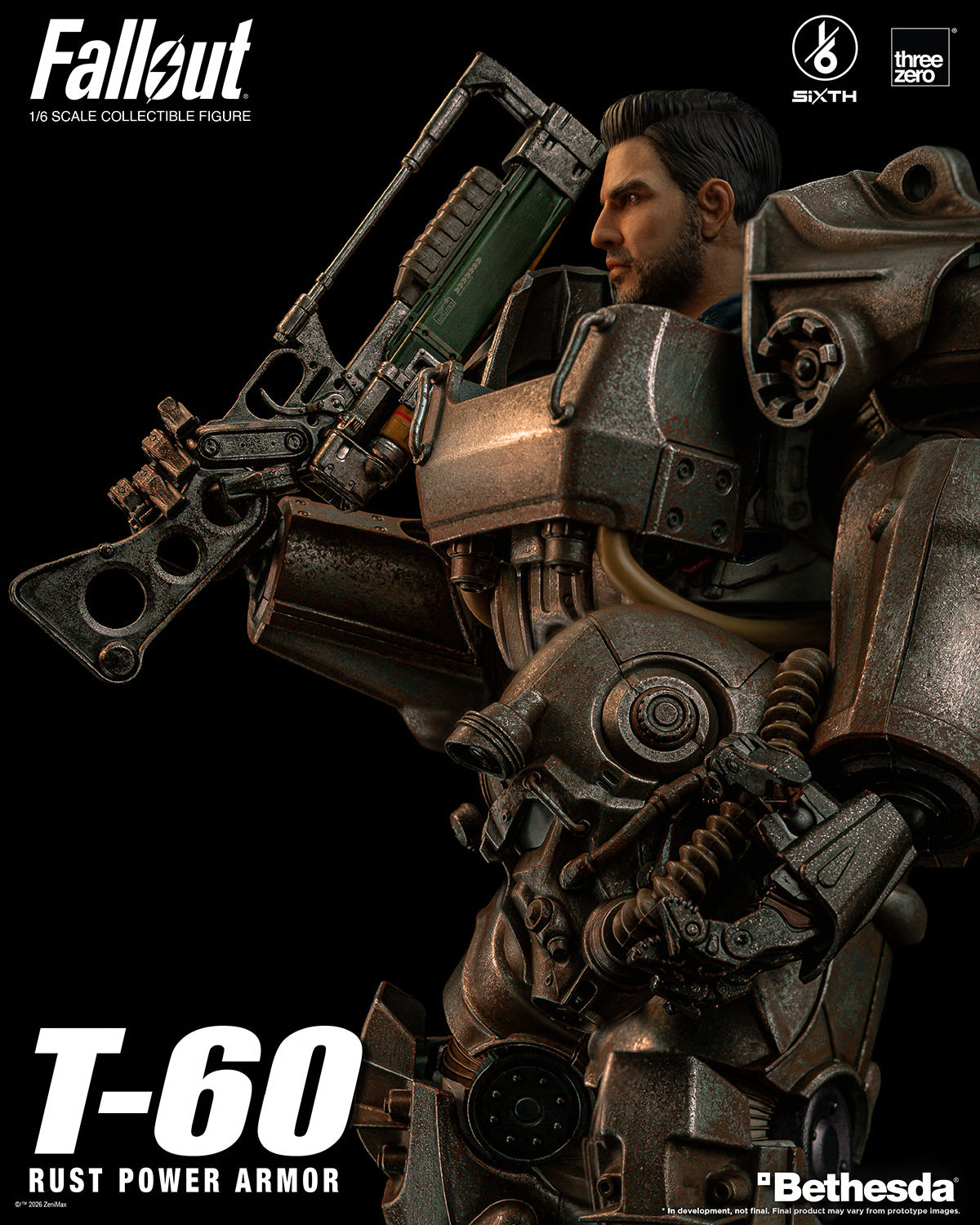 Threezero T-60 Rust Power Armor 1/6 "Fallout" | Threezero 1/6 Scale