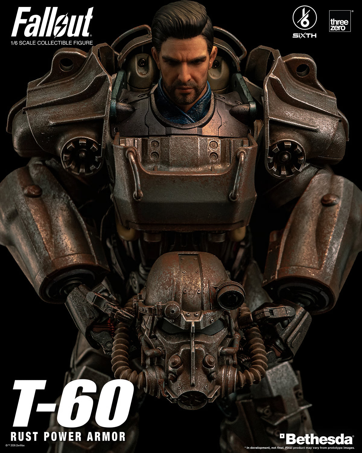 Threezero T-60 Rust Power Armor 1/6 "Fallout" | Threezero 1/6 Scale
