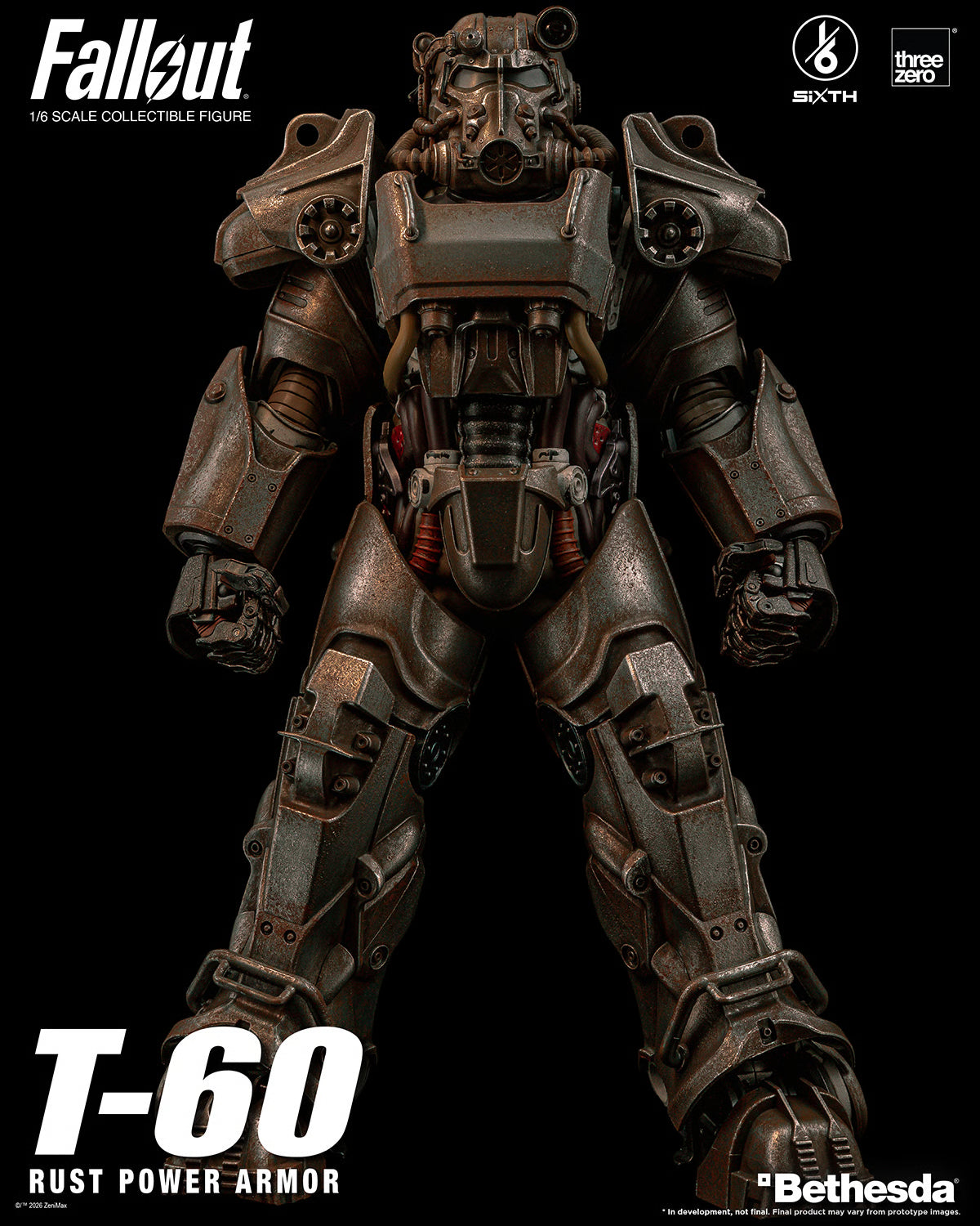 Threezero T-60 Rust Power Armor 1/6 "Fallout" | Threezero 1/6 Scale