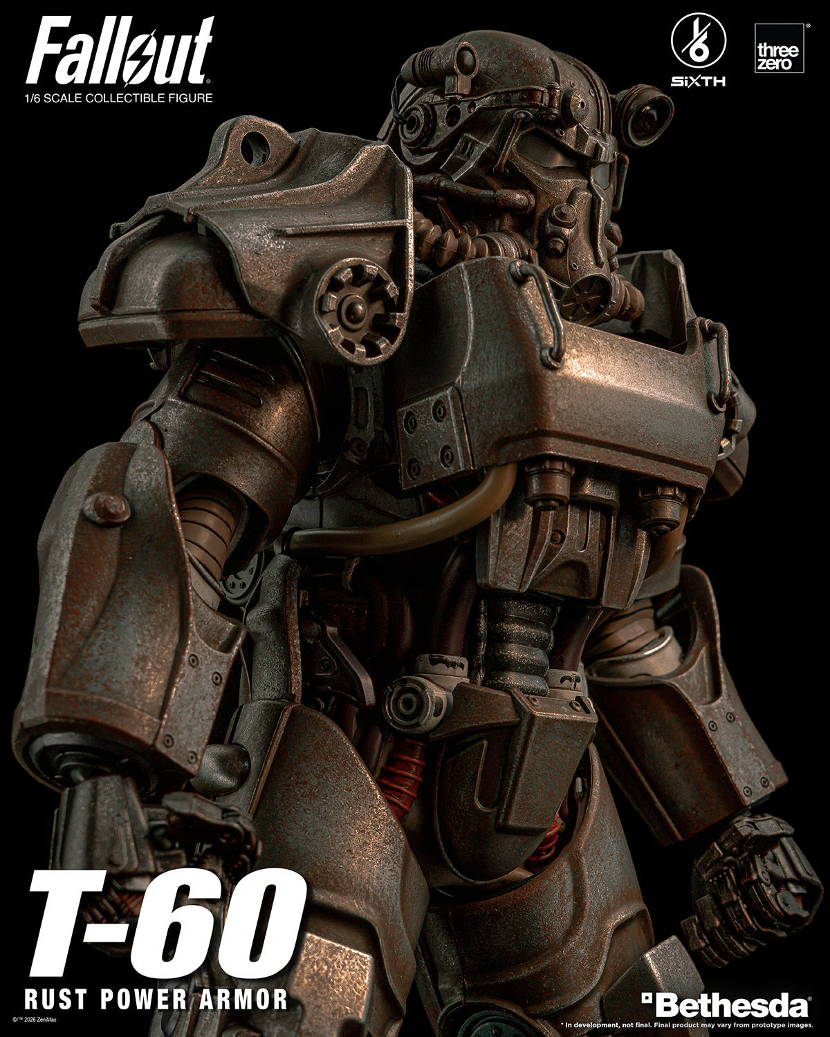 Threezero T-60 Rust Power Armor 1/6 "Fallout" | Threezero 1/6 Scale