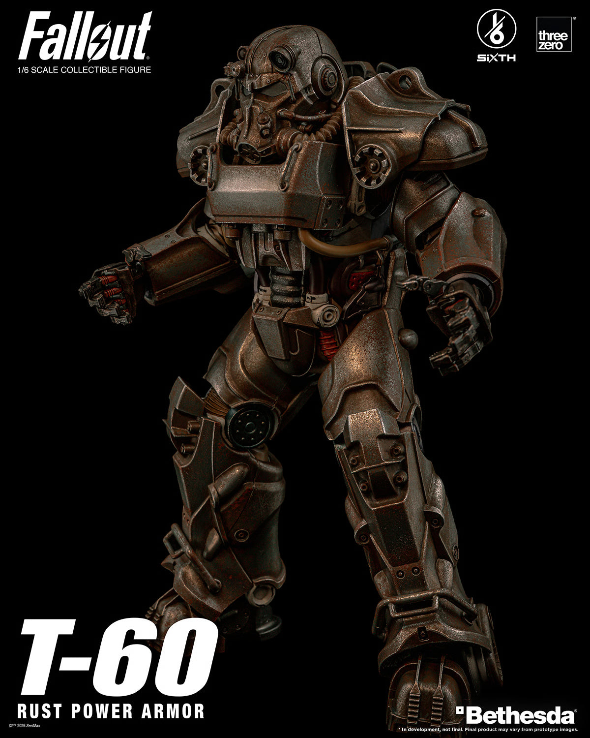 Threezero T-60 Rust Power Armor 1/6 "Fallout" | Threezero 1/6 Scale