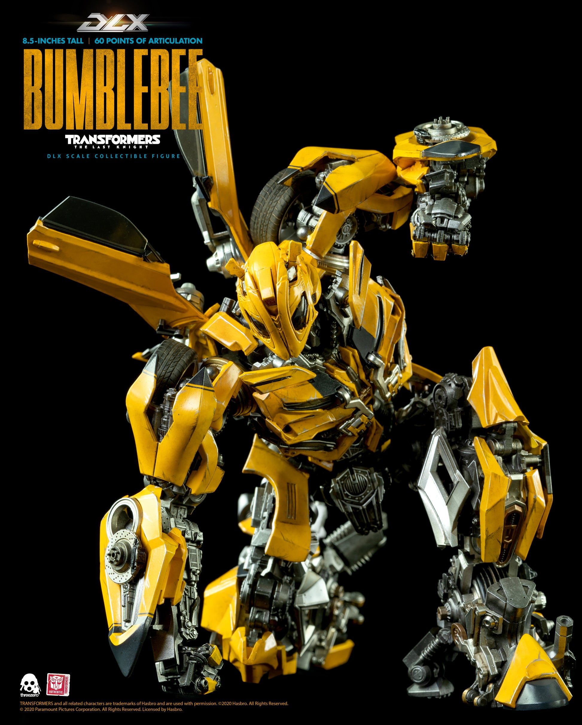 Bumblebee Reissue "Transformers: The Last Knight" - Threezero DLX Scale Collectible Figure