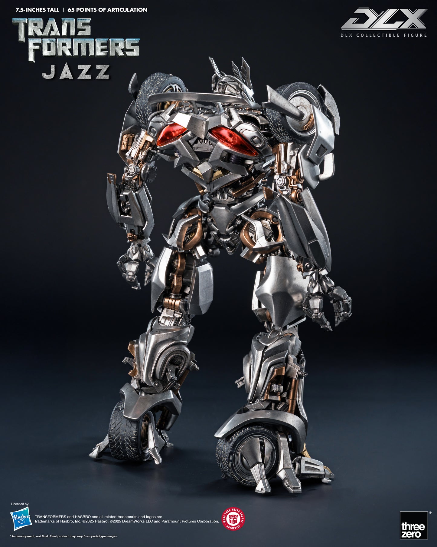 Pre Order Transformers DLX Scale Collectible Series Jazz Action Figure Threezero