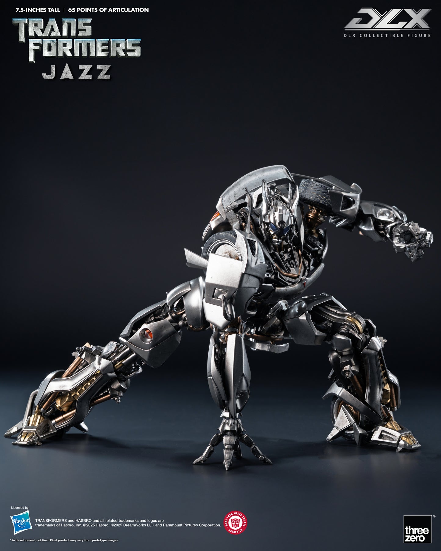 Pre Order Transformers DLX Scale Collectible Series Jazz Action Figure Threezero