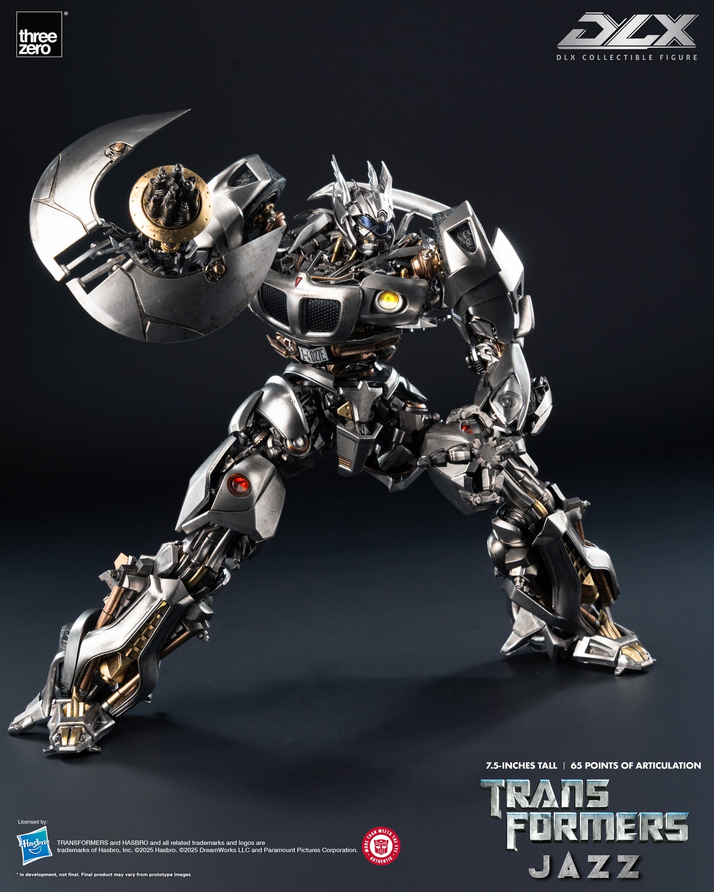 Pre Order Transformers DLX Scale Collectible Series Jazz Action Figure Threezero
