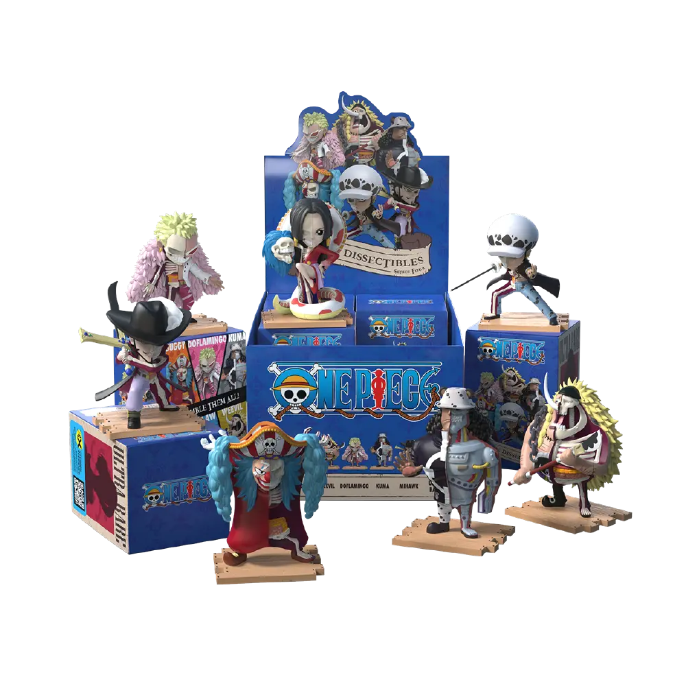 Freeny’s Hidden Dissectibles: One Piece Series Four (Warlords Edition) One Ramdom Pack - Mighty Jaxx Mini Figure
