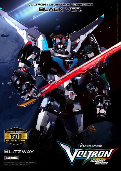 Blitzway Carbotix Black Voltron Legendary Defender (Special Limited Edition Black Version) | Blitzway