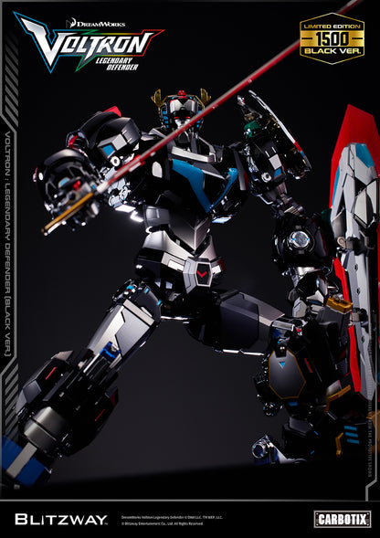 Blitzway Carbotix Black Voltron Legendary Defender (Special Limited Edition Black Version) | Blitzway