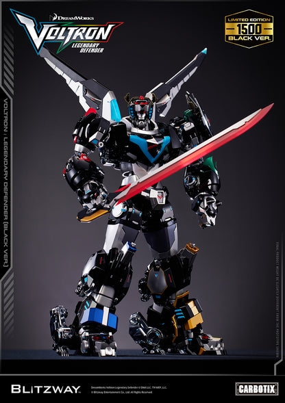 Blitzway Carbotix Black Voltron Legendary Defender (Special Limited Edition Black Version) | Blitzway