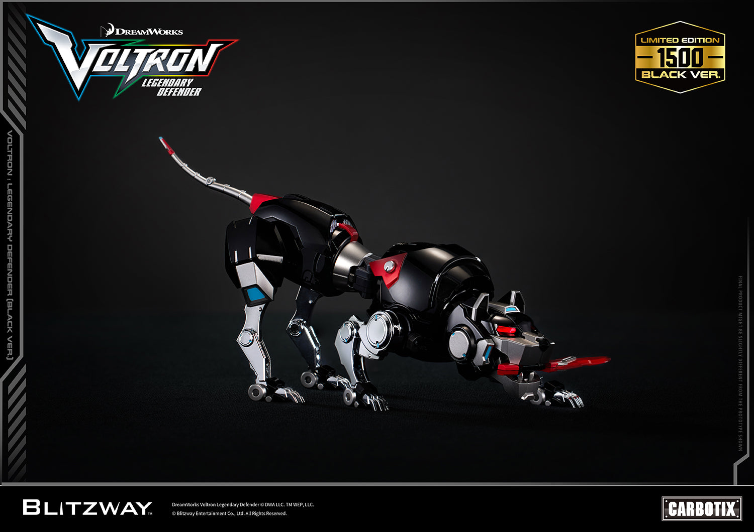 Blitzway Carbotix Black Voltron Legendary Defender (Special