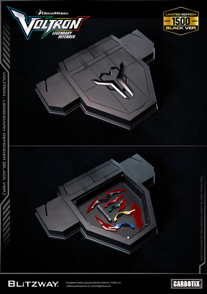 Blitzway Carbotix Black Voltron Legendary Defender (Special Limited Edition Black Version) | Blitzway
