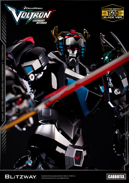 Blitzway Carbotix Black Voltron Legendary Defender (Special Limited Edition Black Version) | Blitzway
