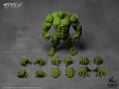 Wind Toys 1/12 Super Action Muscle Body Titan Green Skin Edition | Wind Toys
