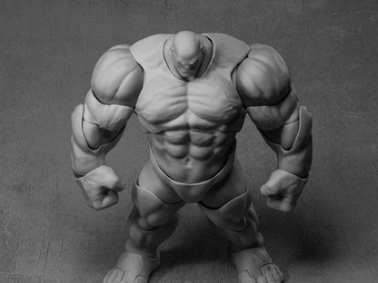Wind Toys 1/12 Super Action Muscle Body Titan Grey Skin Edition | Wind Toys