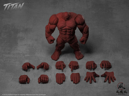 Wind Toys 1/12 Super Action Muscle Body Titan Red Skin Edition | Wind Toys