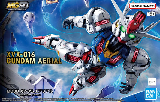 MGSD XVX-016 Gundam Aerial "Mobile Suit Gundam: The Witch From Mercury" - Bandai Hobby SD Master Grade Model Kit