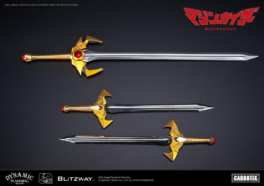 Blitzway Mazinger Z Mazinkaiser CARBOTIX swords