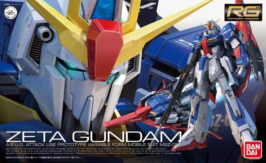 RG Zeta Gundam "Mobile Suit Gundam" - Bandai Hobby 1/144 Scale Real Grade Model Kit