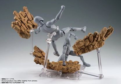 Tamashii Effect Impact Beige Version showing impact piece in 3 pieces