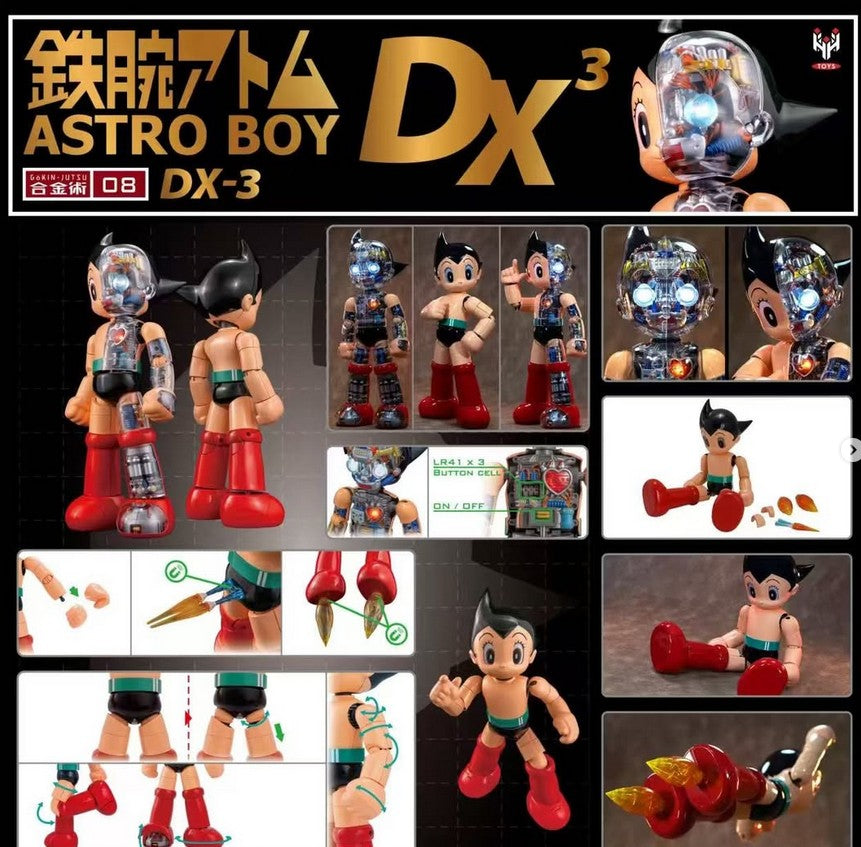 Pre Order Ultimate Astro Boy TZKA-008 Astro Boy (Mechanical Clear DX3.0) Action Figure