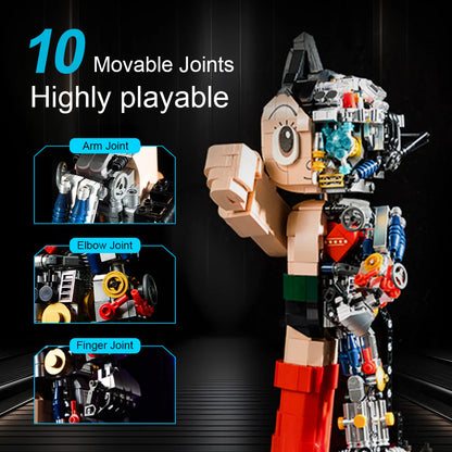 Astro Boy Mechanical Clear Version Classic "Astro Boy" Building Block Set | Pantasy