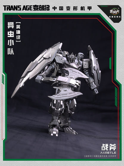 Pre Order Axeetle (TA-HCZ002) Trans Age Bergion Series Transforming Figure